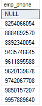 sql server distinct with null value example