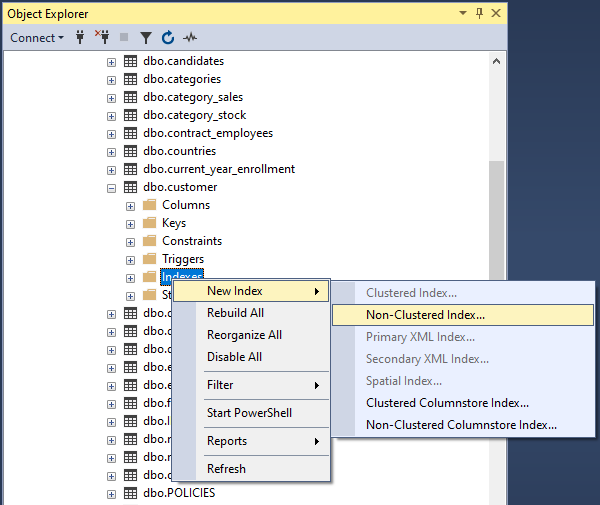 SQL Server Index with Included Columns